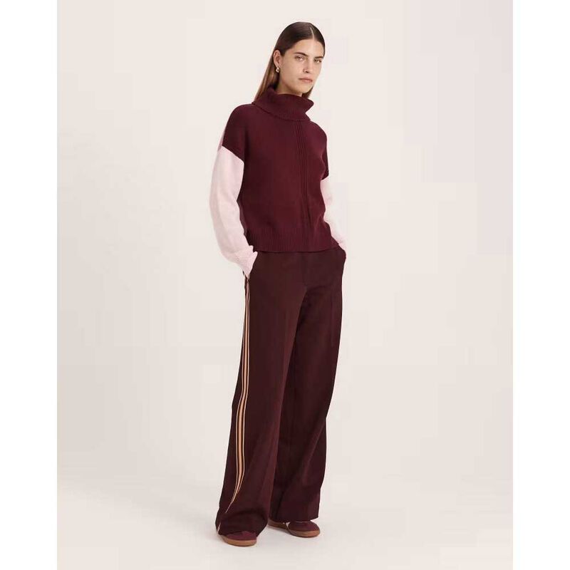 SABA Claudia Wool Colour Block Knit image number 6